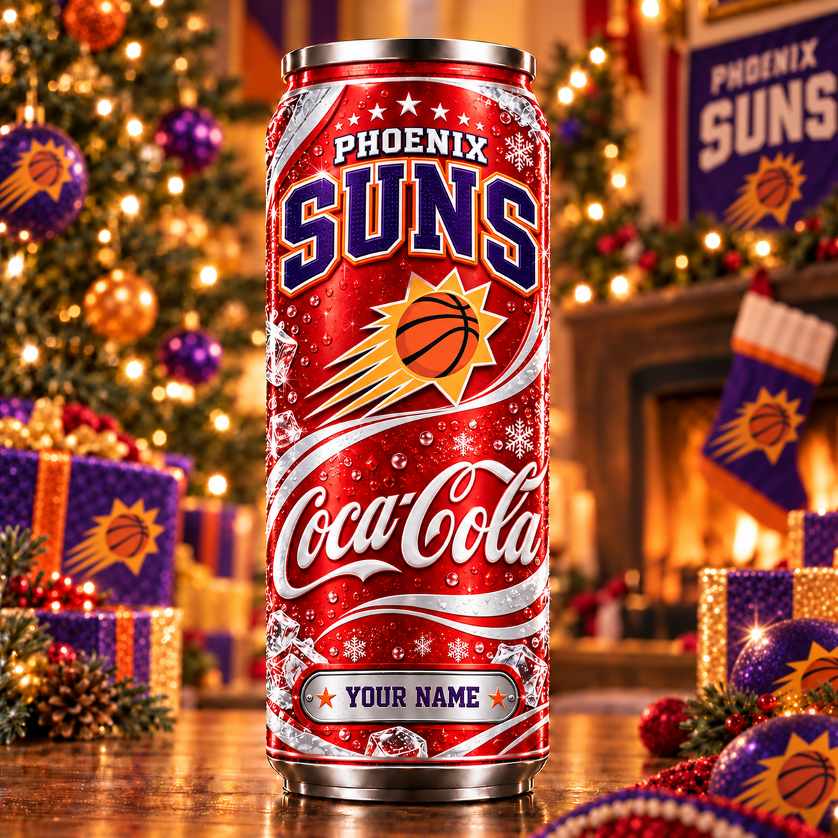 Premium NBA x PHO Personalized Name Can Tumbler