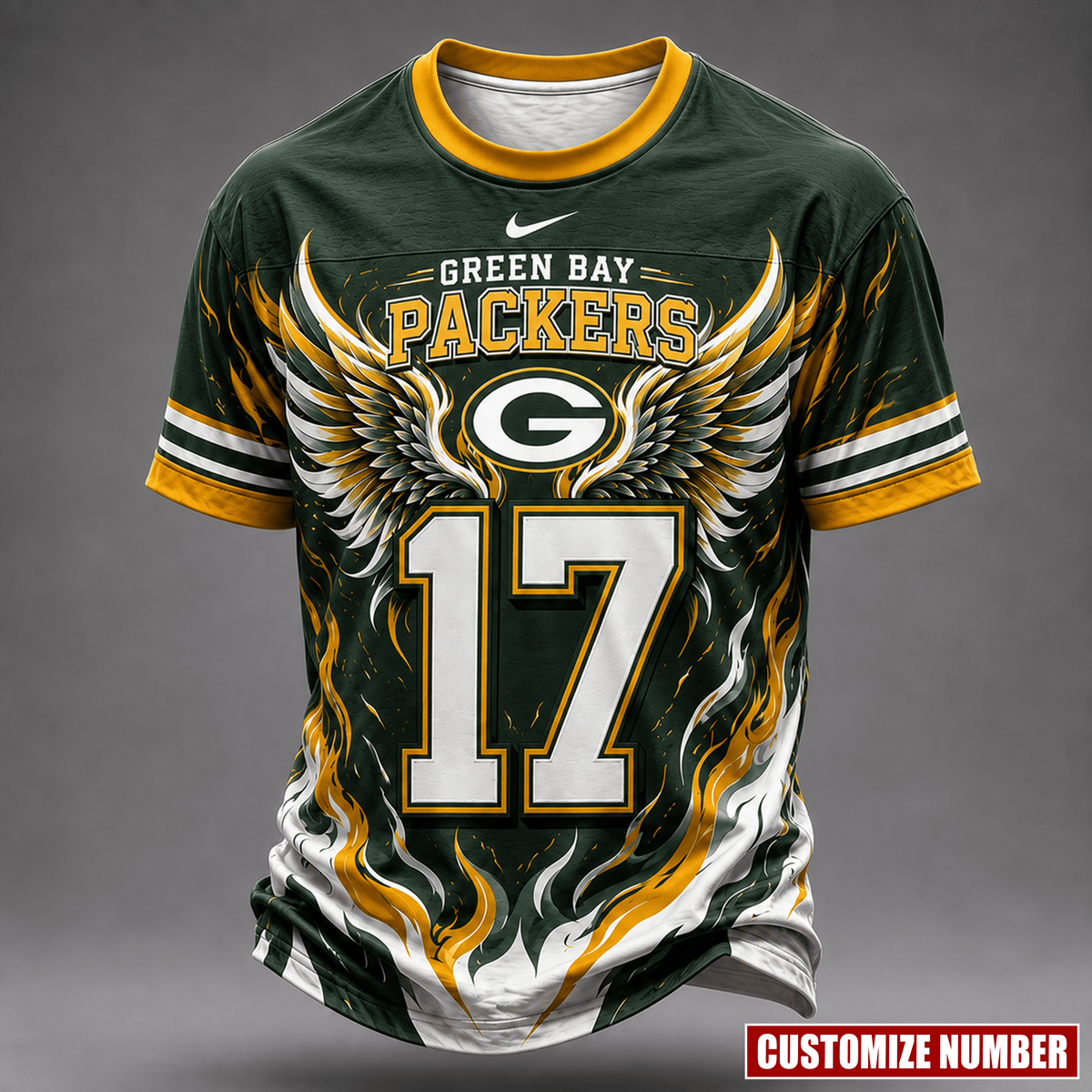 Premium NFL X GBP EXCLUSIVE PERSONALIZED Wings of Fury T-Shirt LIMITED EDITION