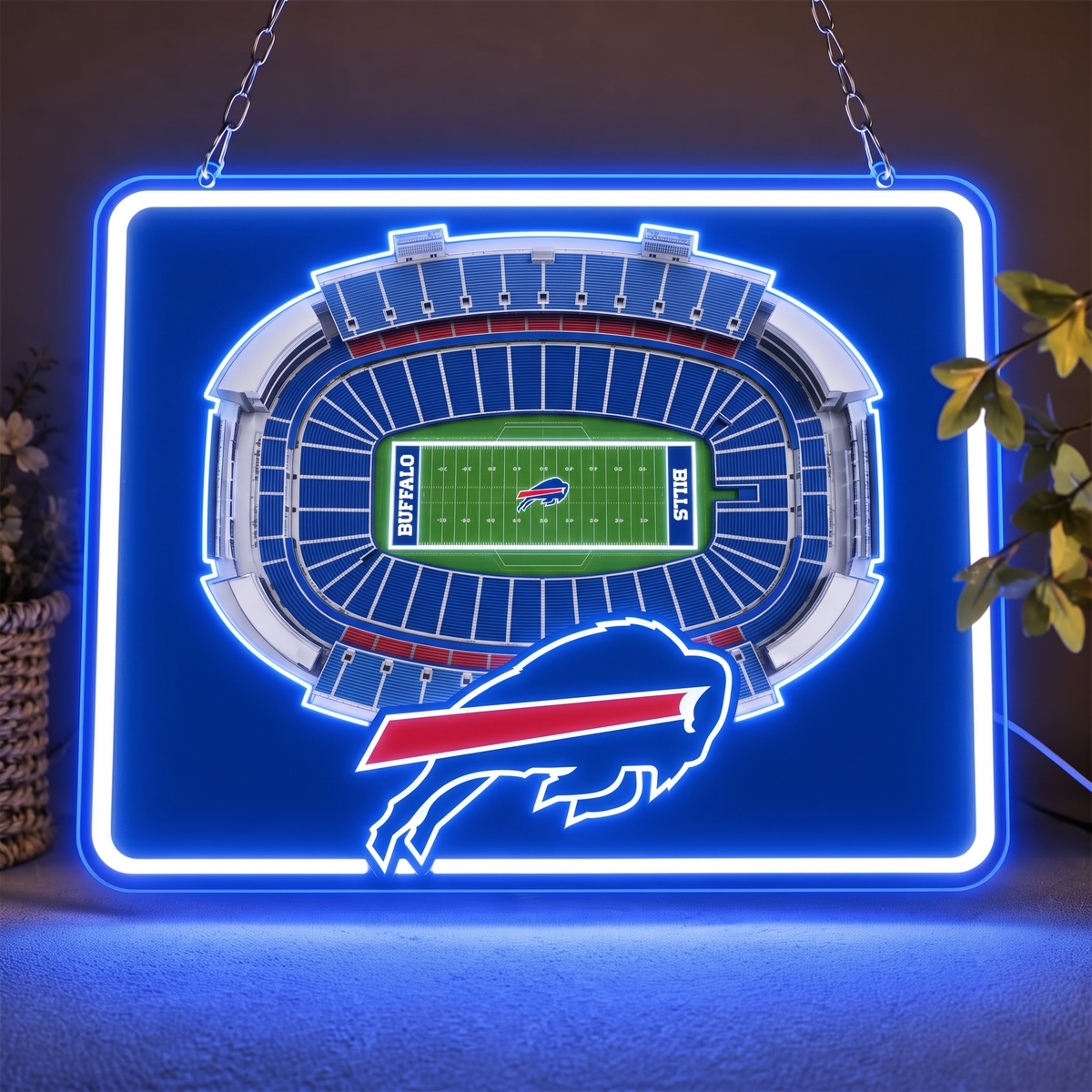 Premium NFL x BUF LED Neon Sign