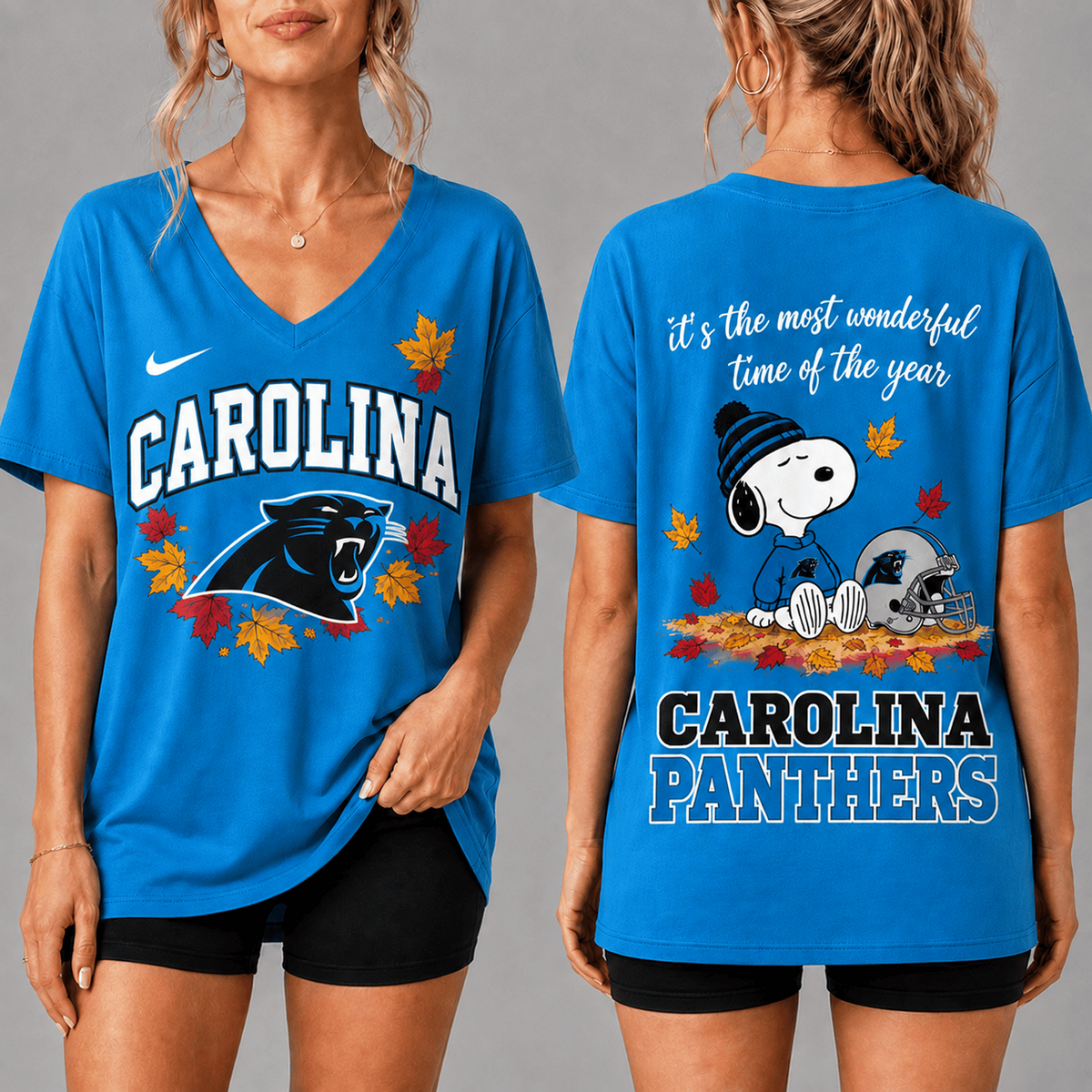 Premium NFL x CAR Fall Football Season Comfort V-neck