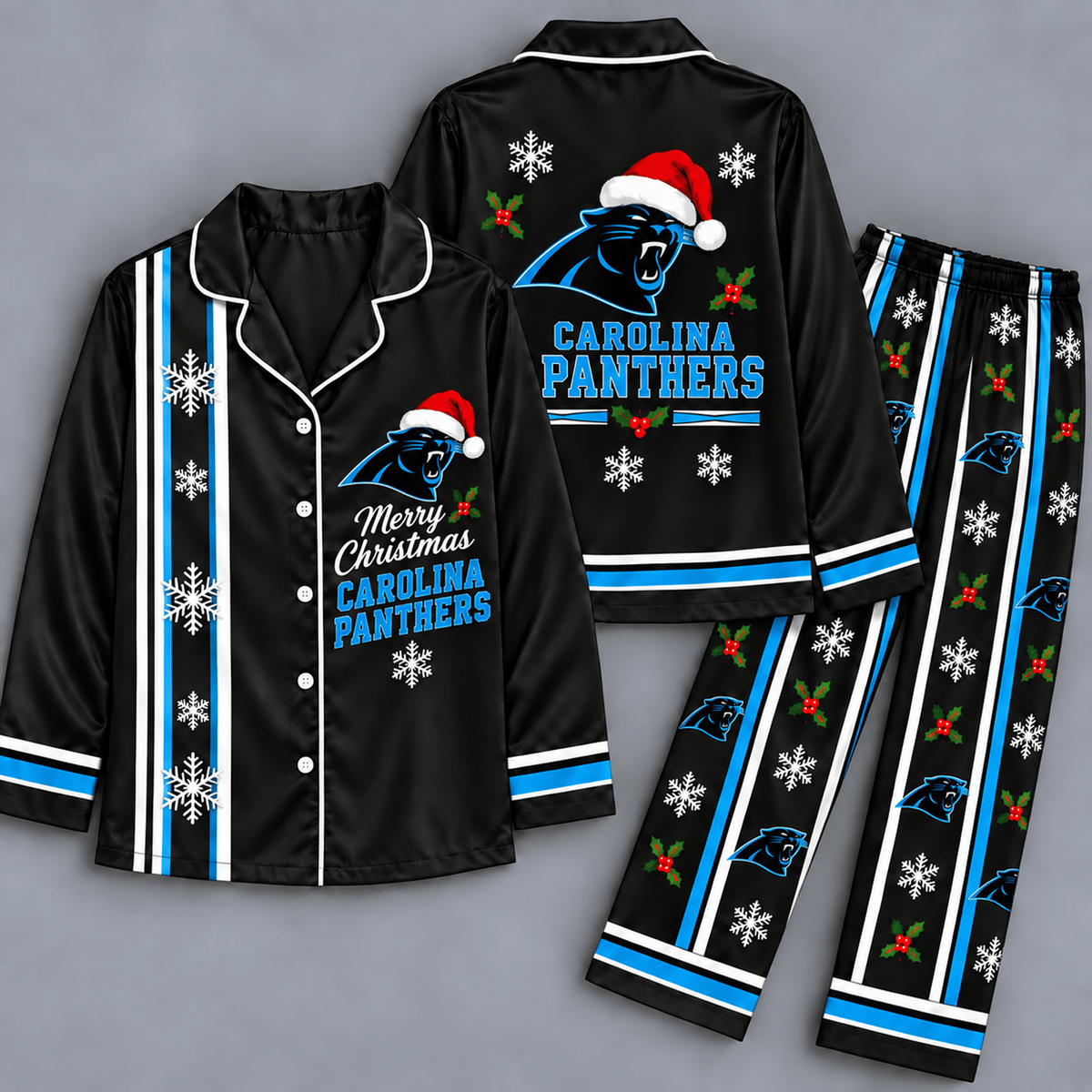 Premium NFL x CAR Merry Matchday Christmas Pajama Set