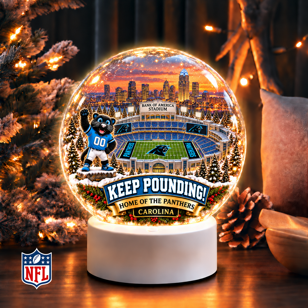 Premium NFL x CAR Snow Globe