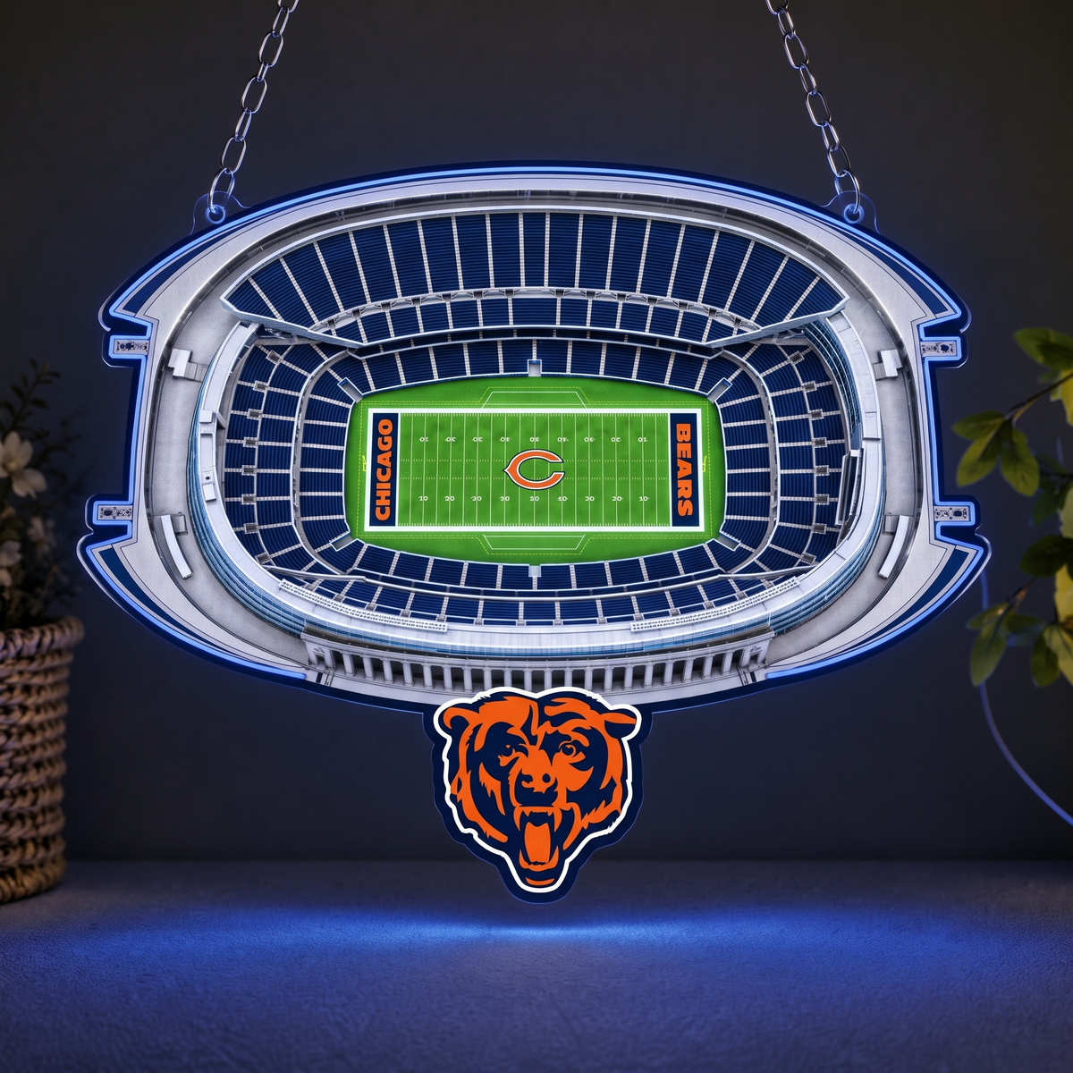 Premium NFL x CHI Stadium LED Neon Sign