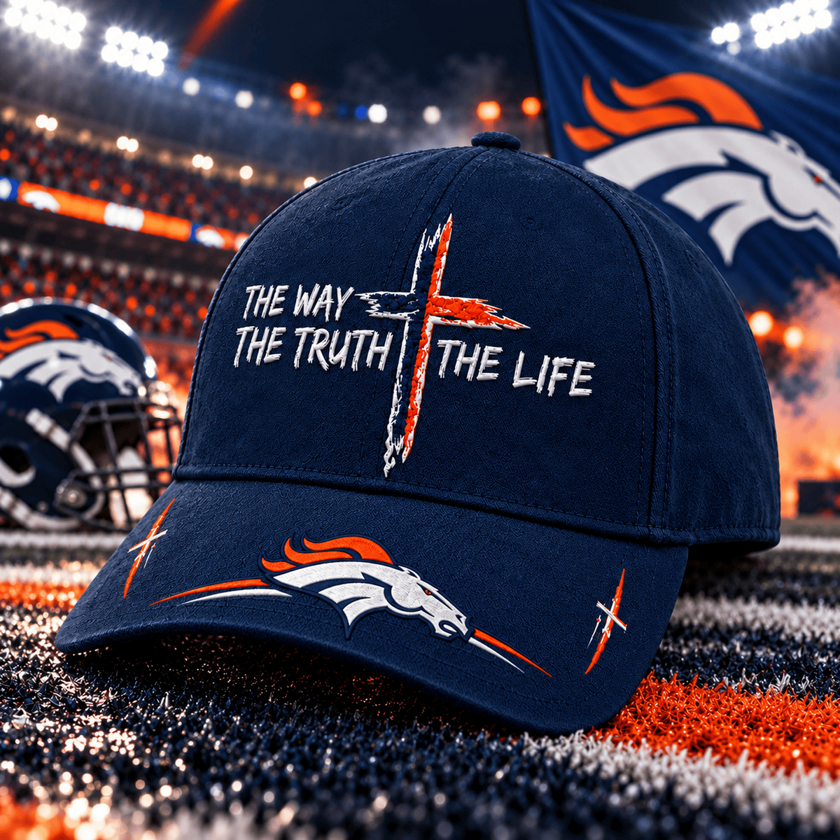 Premium NFL x DEN The Way The Truth The Life Cap