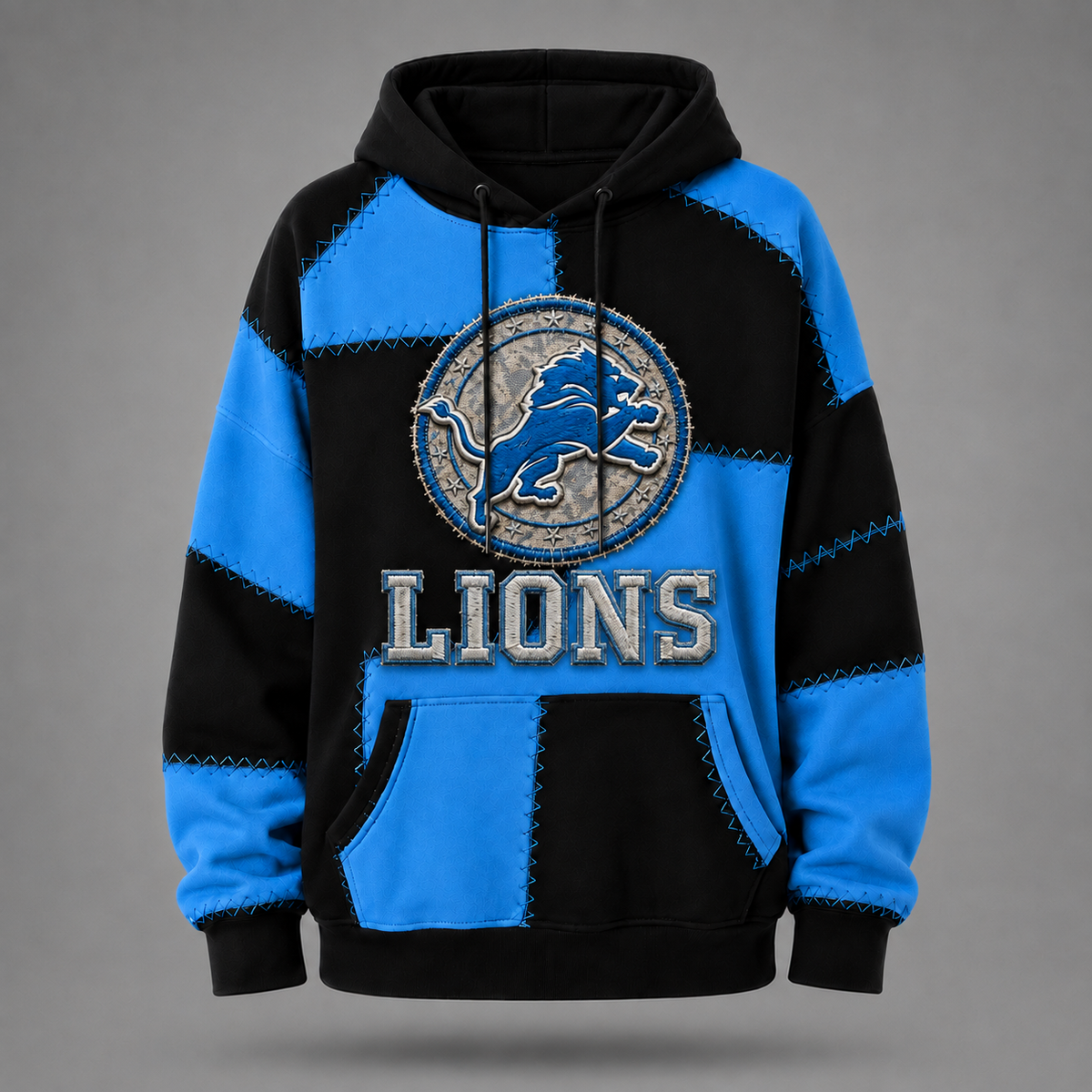 Premium NFL x DET Patch V2 Hoodie