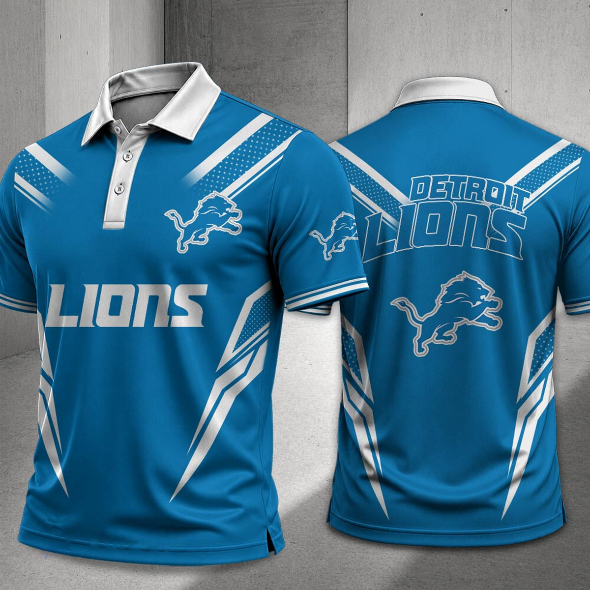 Premium NFL x DET Polo Shirt