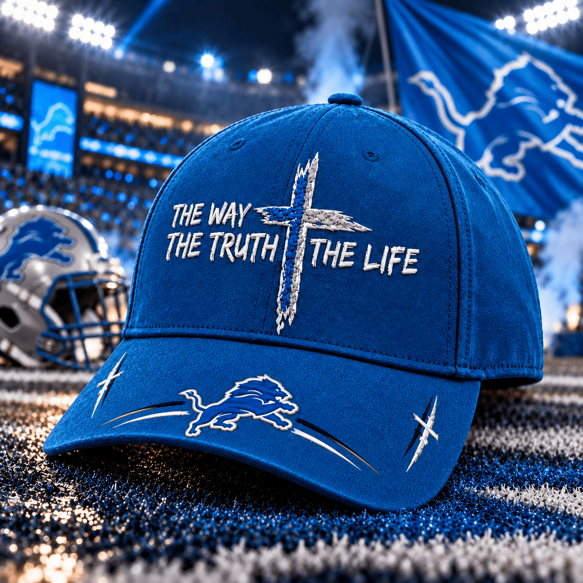 Premium NFL x DET The Way The Truth The Life Cap
