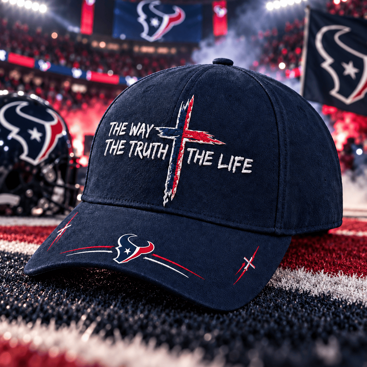 Premium NFL x HOU The Way The Truth The Life Cap
