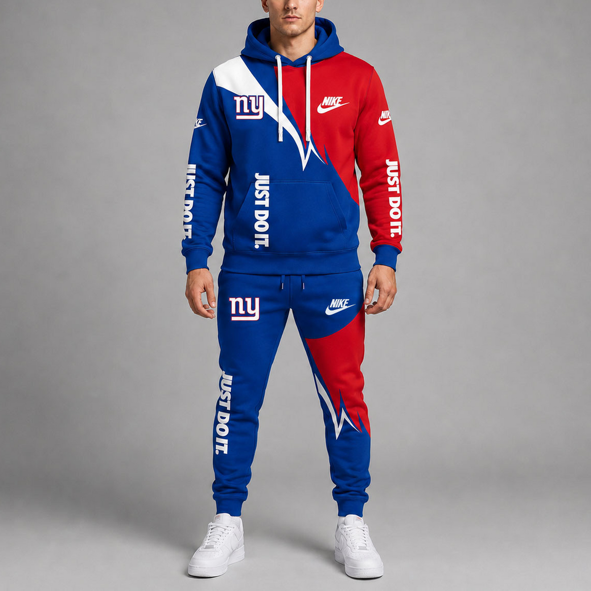 Premium NFL x NYG Team Colors Tracksuit Set