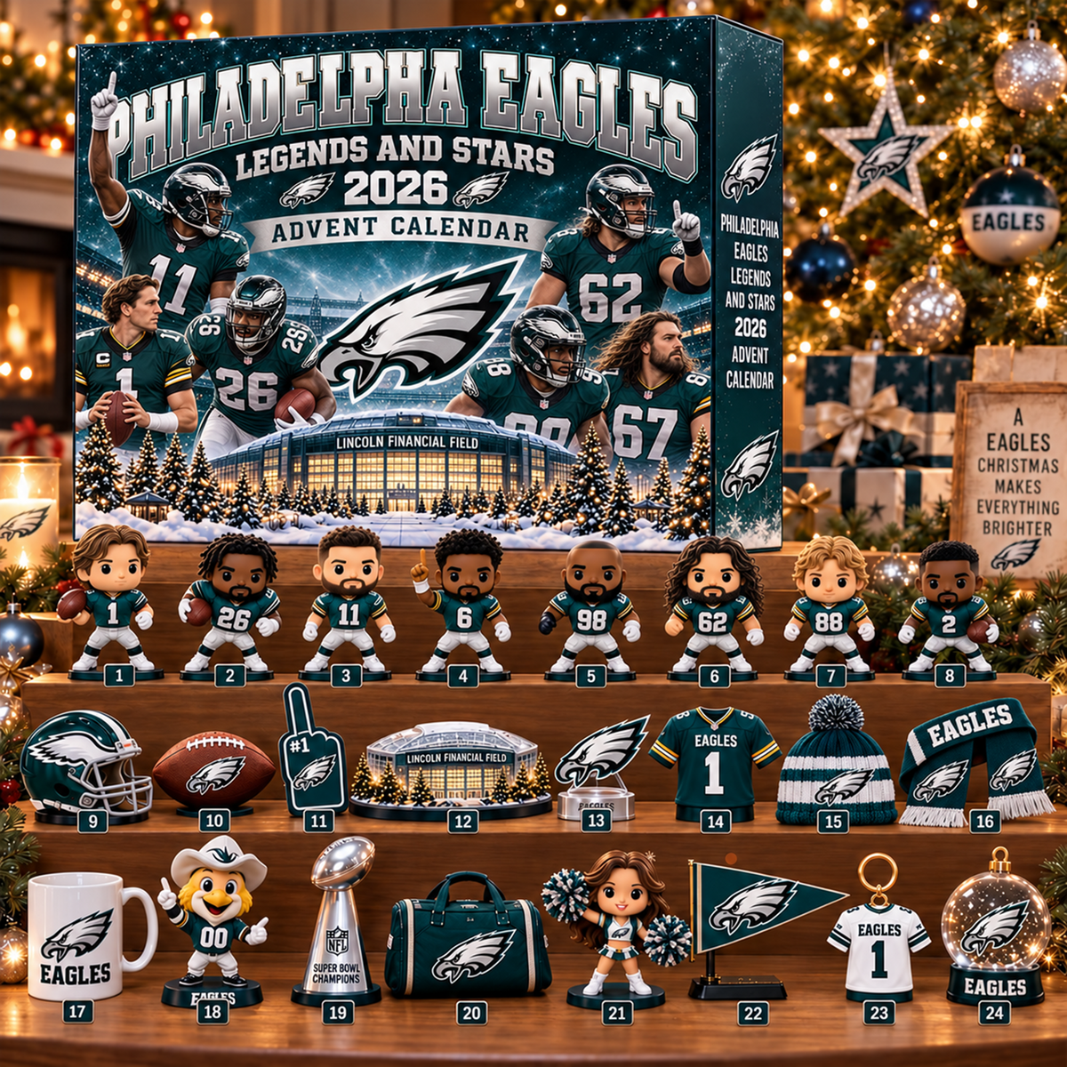Premium NFL x PHI Christmas Advent Calendar