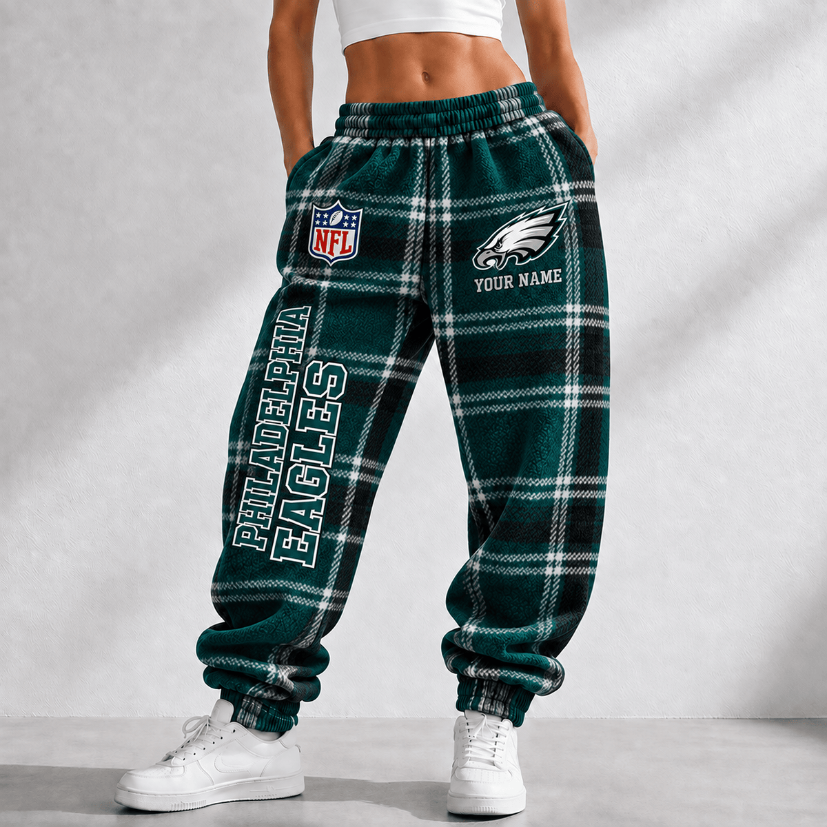 Premium NFL x PHI Personalized Name Long Pants