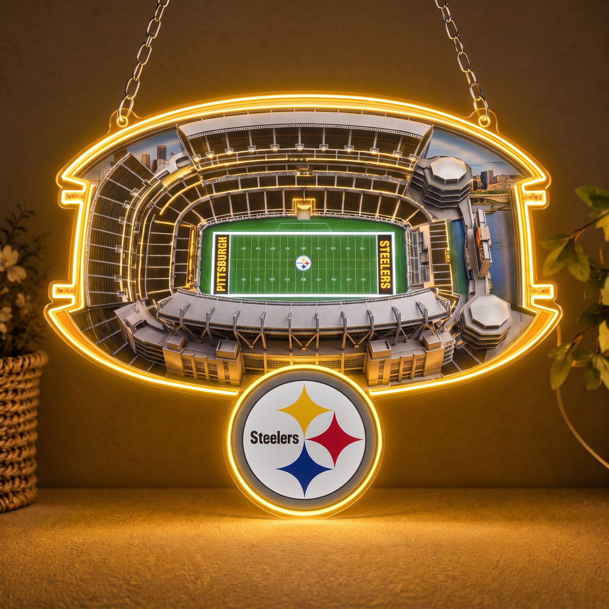 Premium NFL x PIT Stadium LED Neon Sign