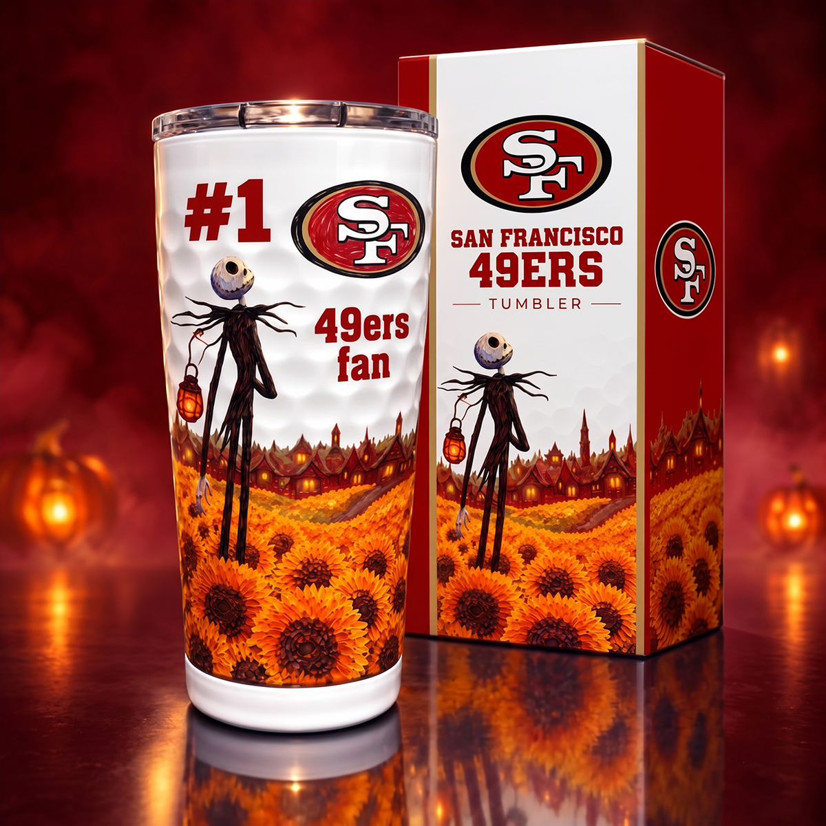 Premium NFL x SF Fan Golf Tumbler