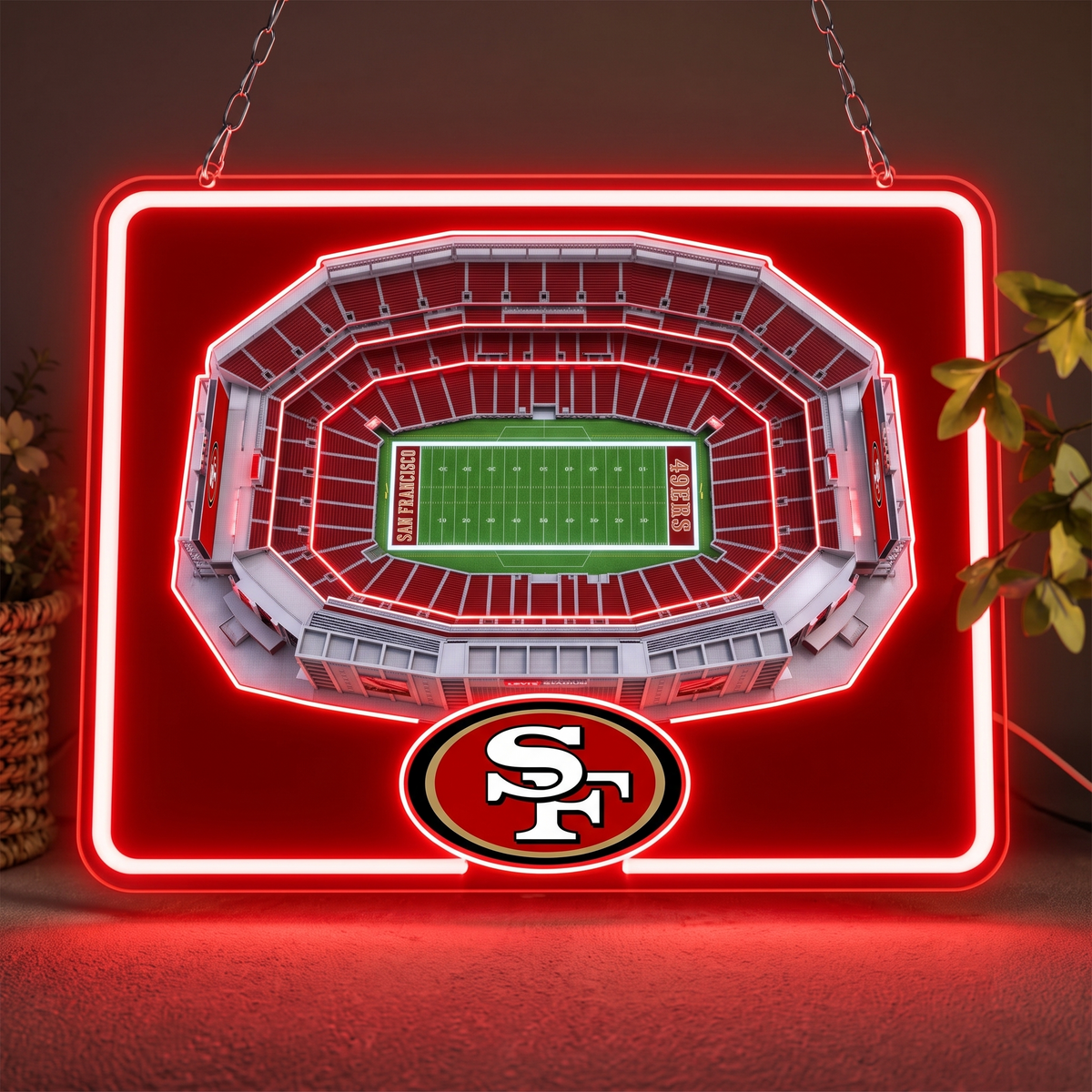 Premium NFL x SF LED Neon Sign