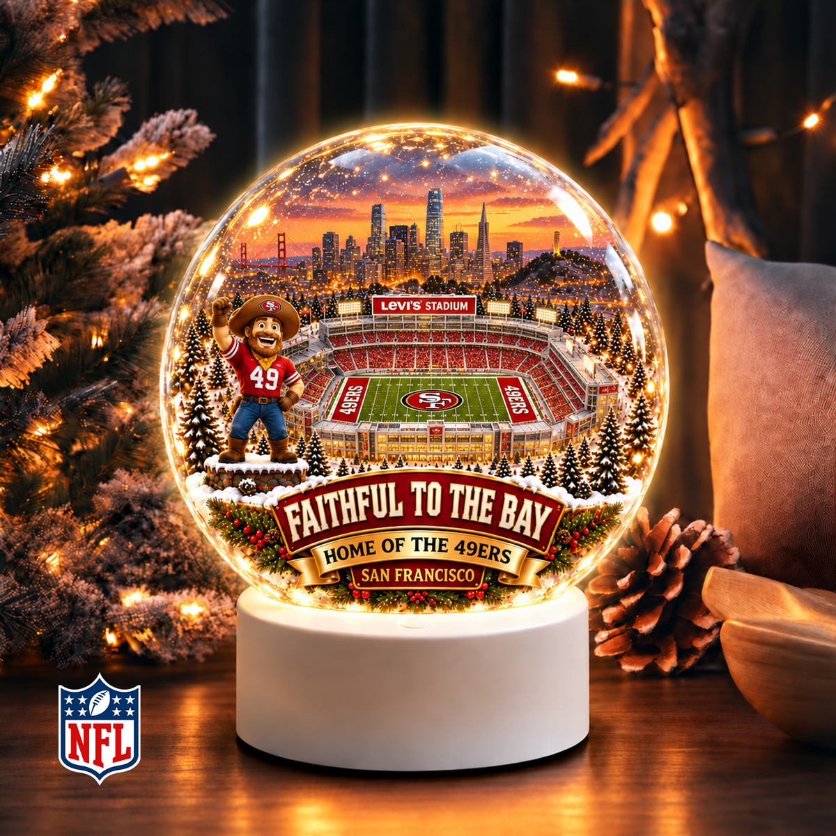 Premium NFL x SF Snow Globe