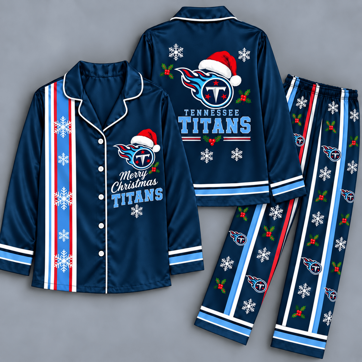 Premium NFL x TEN Merry Matchday Christmas Pajama Set