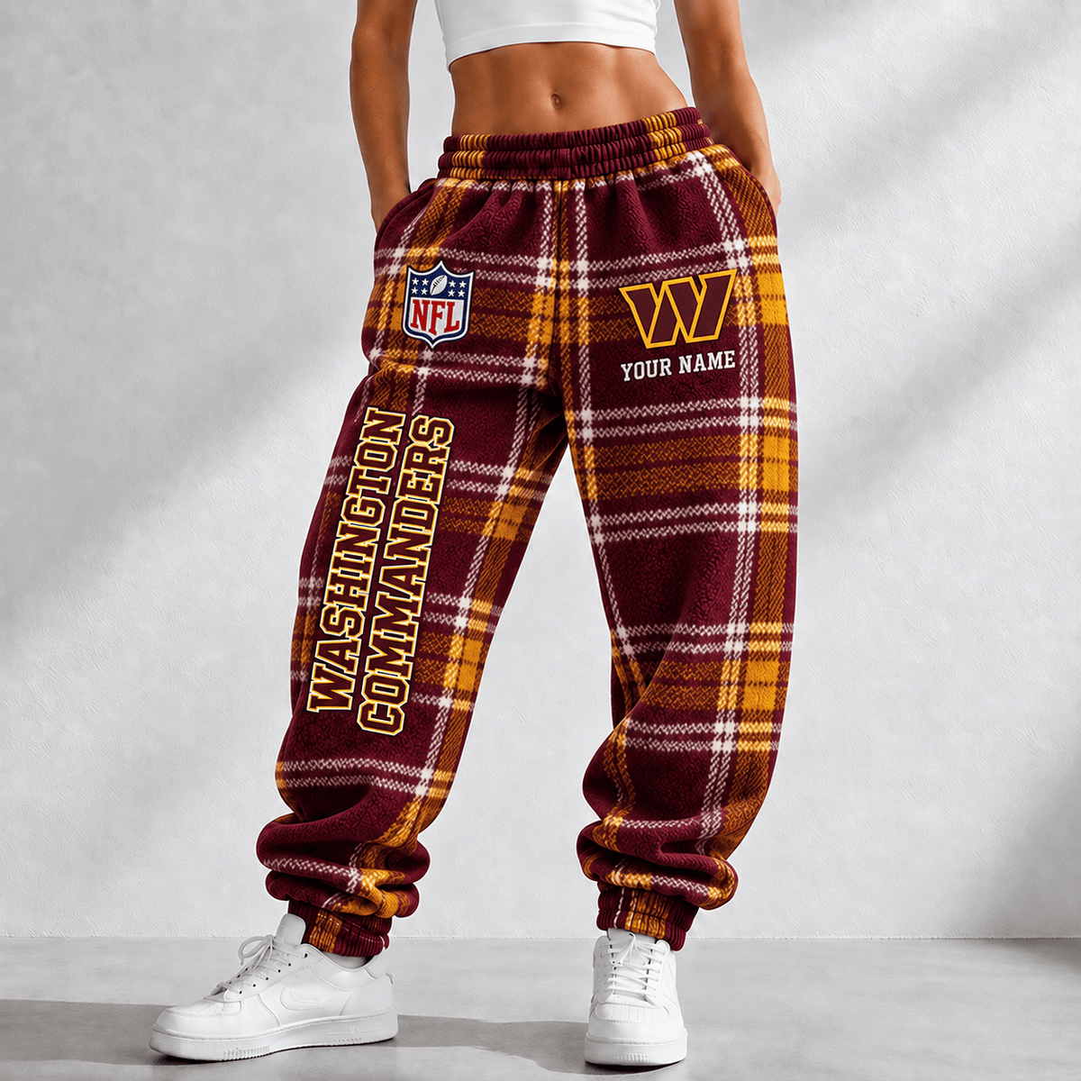 Premium NFL x WAS Personalized Name Long Pants