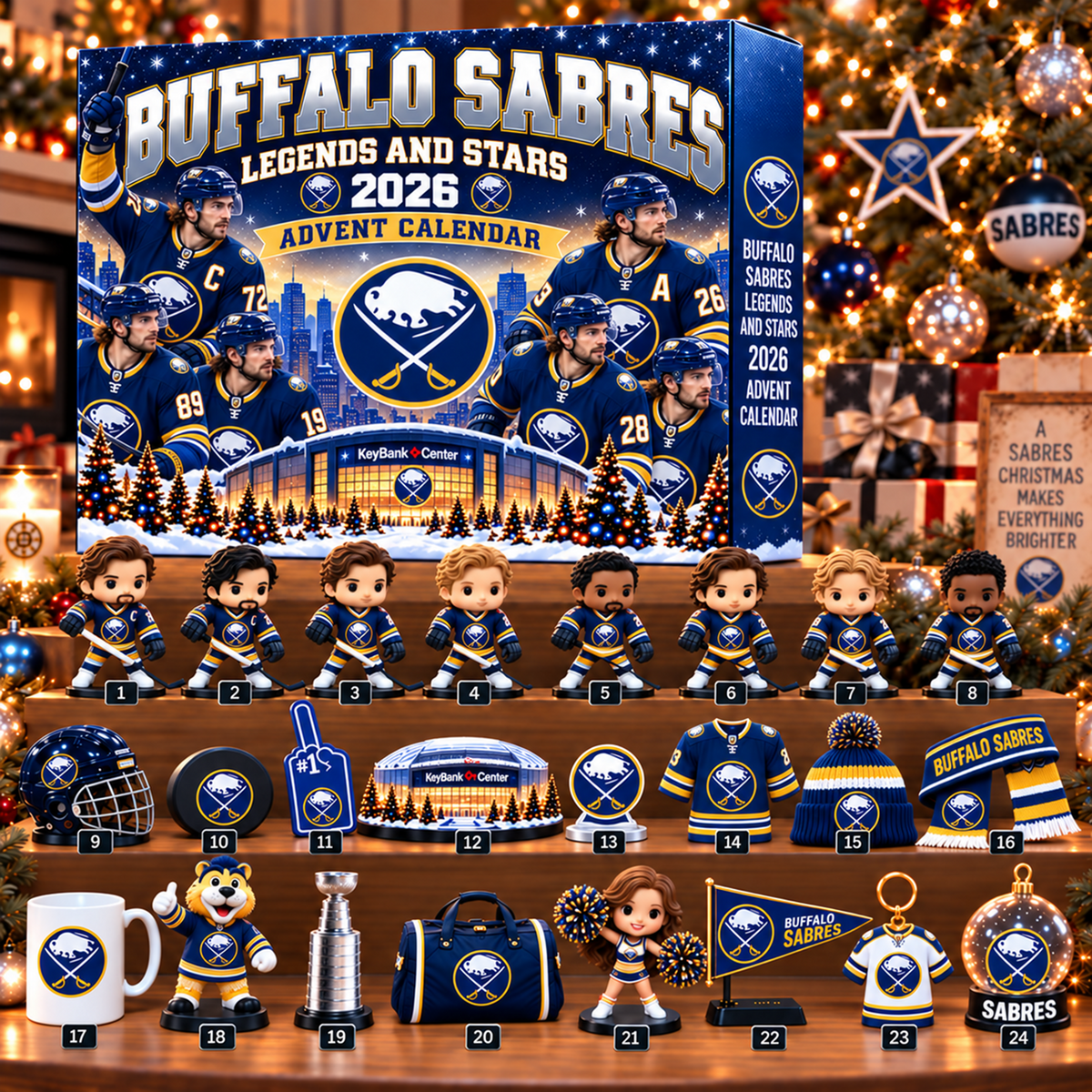 Premium NHL x BUF Christmas Advent Calendar