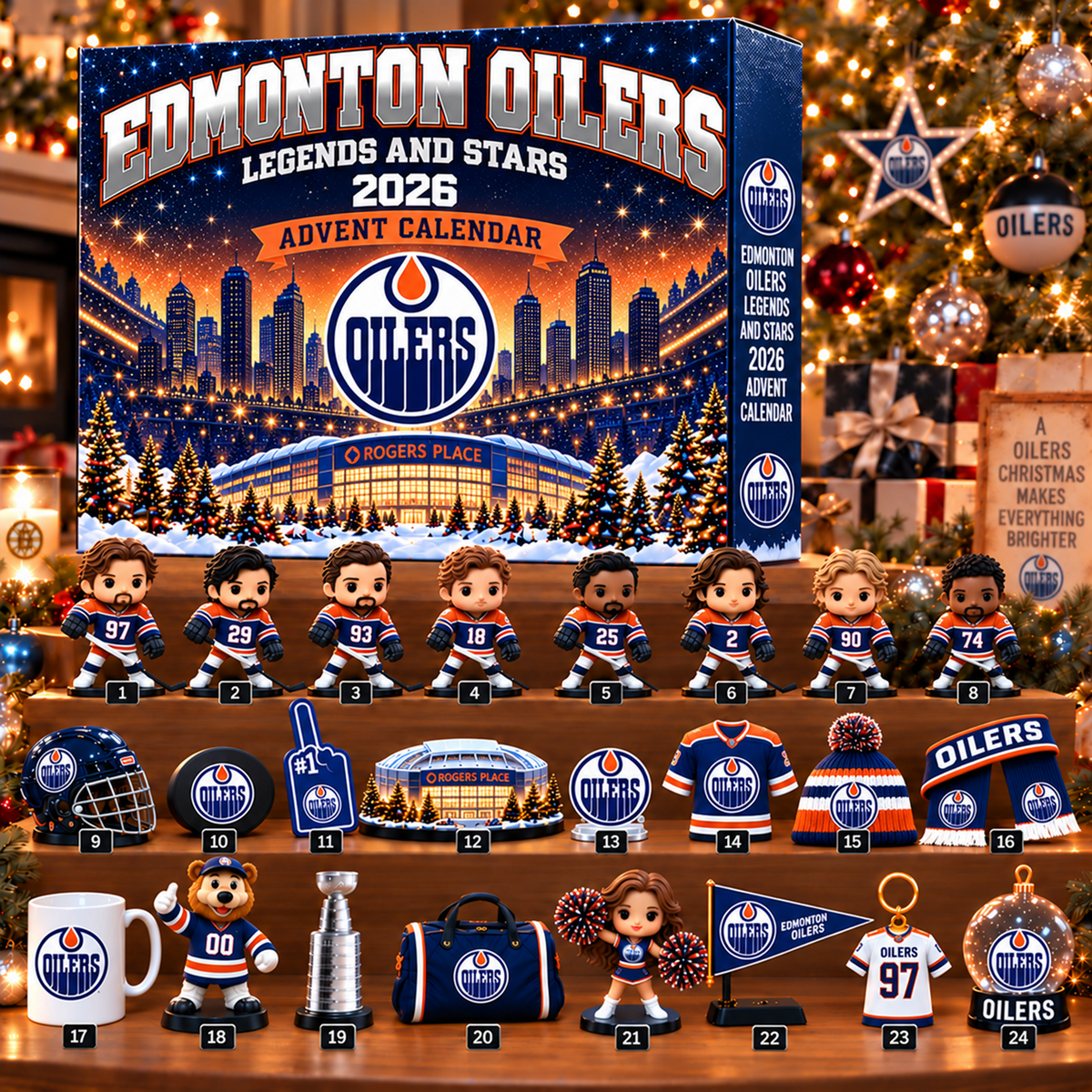 Premium NHL x EDM Christmas Stadium Advent Calendar
