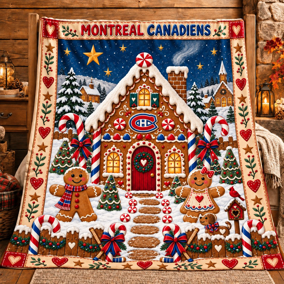 Premium NHL x MON Christmas Blanket