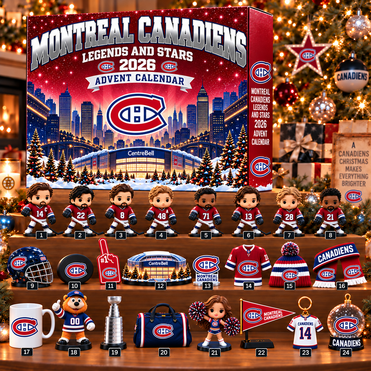 Premium NHL x MON Christmas Stadium Advent Calendar