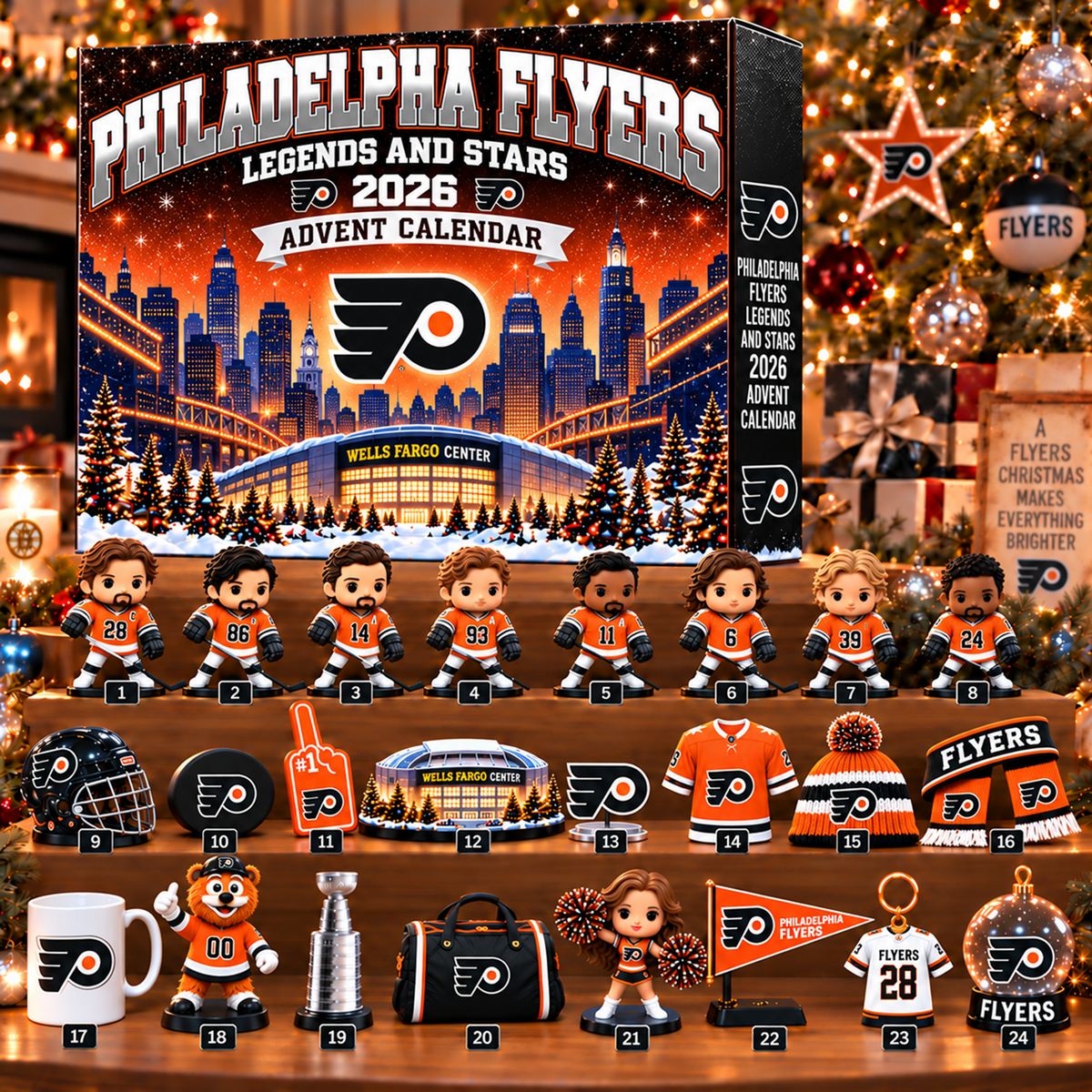 Premium NHL x PHI Christmas Stadium Advent Calendar
