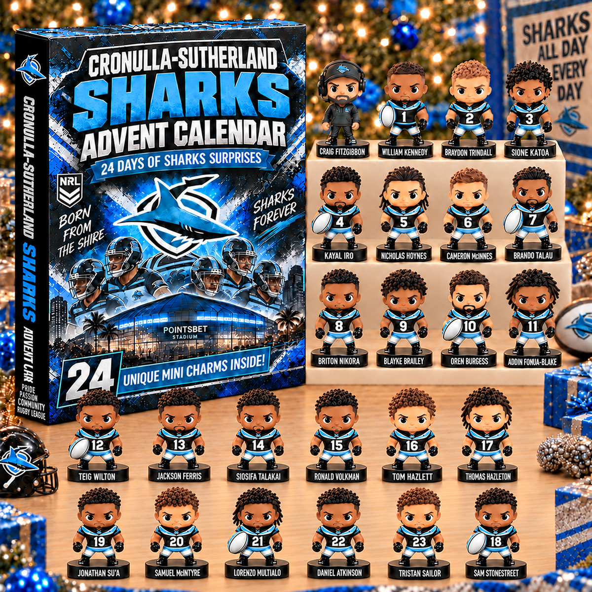 Premium NRL x CSS 24 Days of Rugby Surprises Advent Calendar