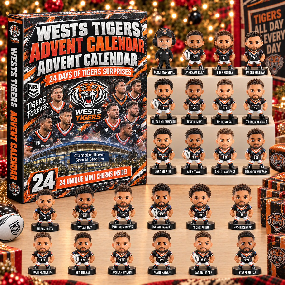 Premium NRL x WT 24 Days of Rugby Surprises Advent Calendar