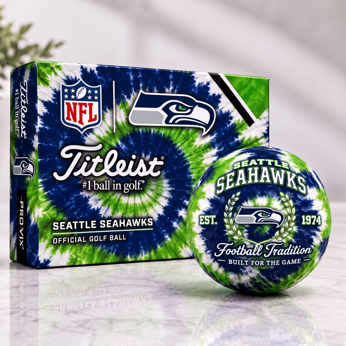 SEA X Tradition Tie Dye Golf Ball