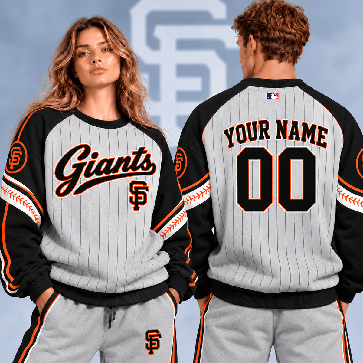SF x MLB Personalized Name Sweatshirt