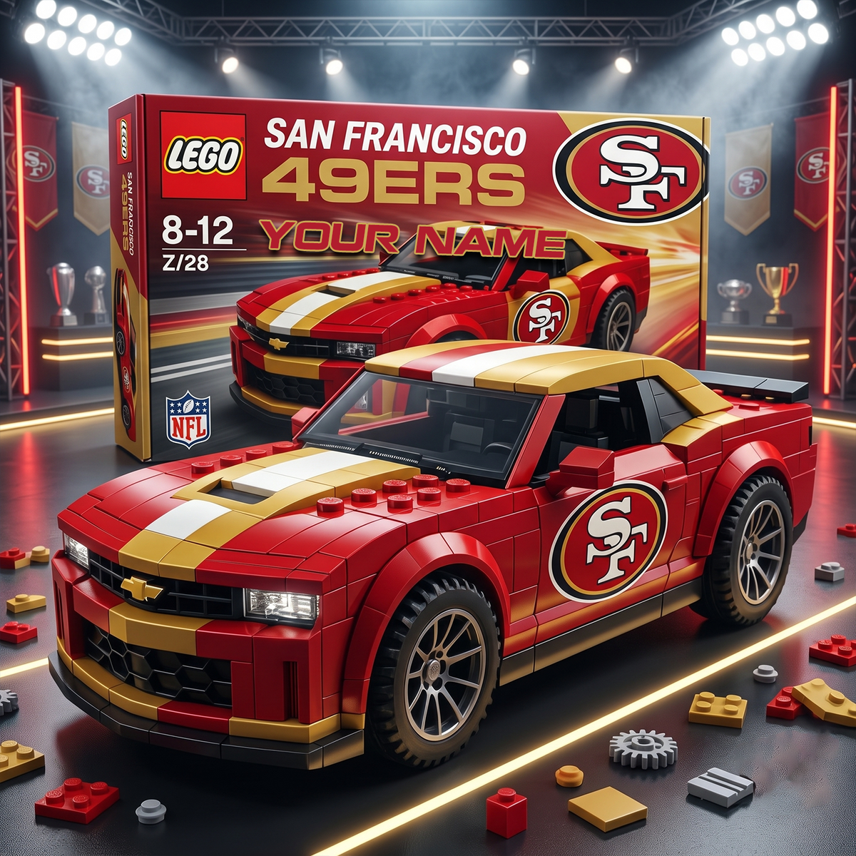 SF x NFL Football Team Camaro Z28 V2