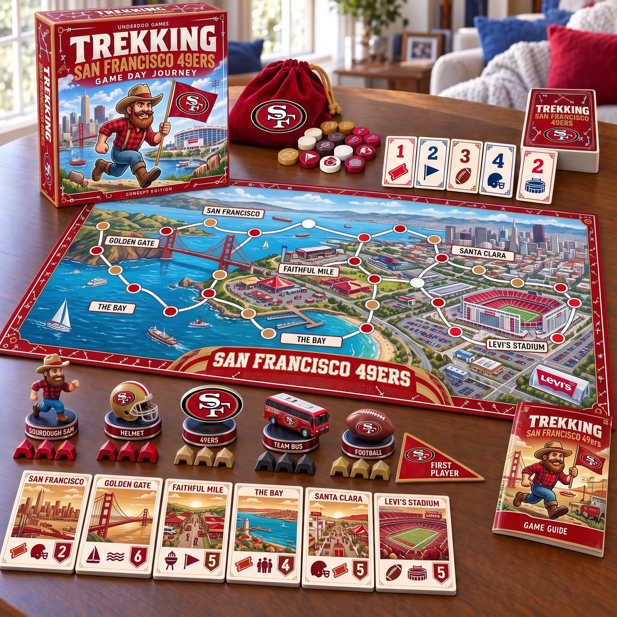 SF x Premium NFL Trekking Adventure Board Game