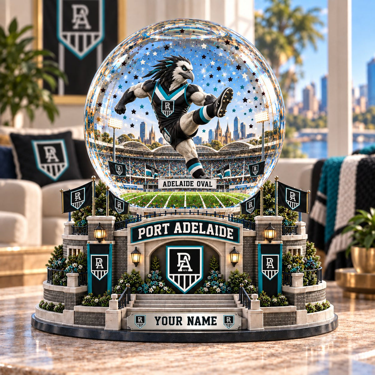SIGNATURE AFL X PA EXCLUSIVE UNIQUE PERSONALIZED Acrylic Block Plaque Mascot Team Gifts For Fan