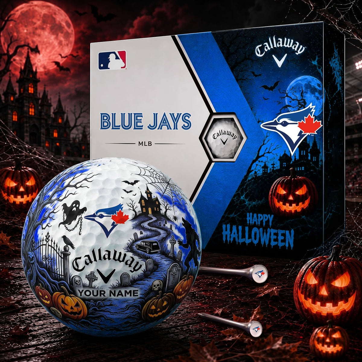 SIGNATURE MLB X TBJ EXCLUSIVE PERSONALIZED HALLOWEEN HAUNTED GOLF BALL – LIMITED EDITION