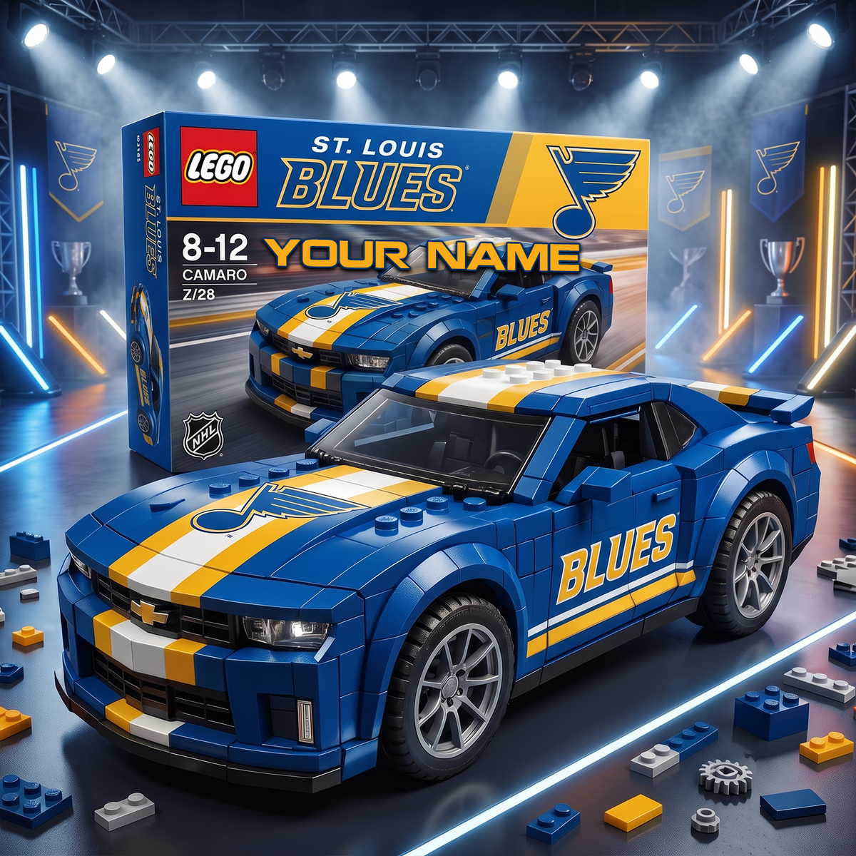 STL x NHL Football Team Camaro Z28 V2