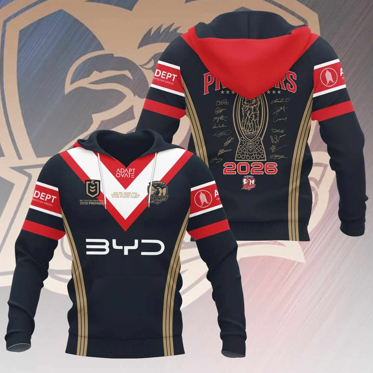 SYD 2026 Premiers 3D Shirt V3