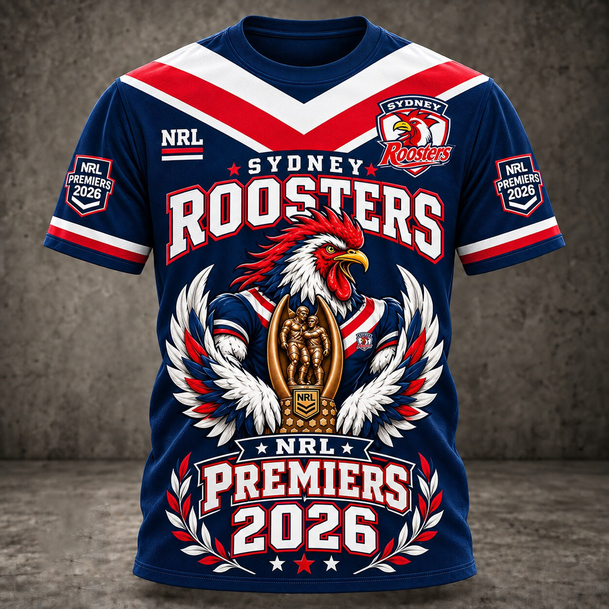 SYD x NRL 2026 Premiers 3D Shirt V7