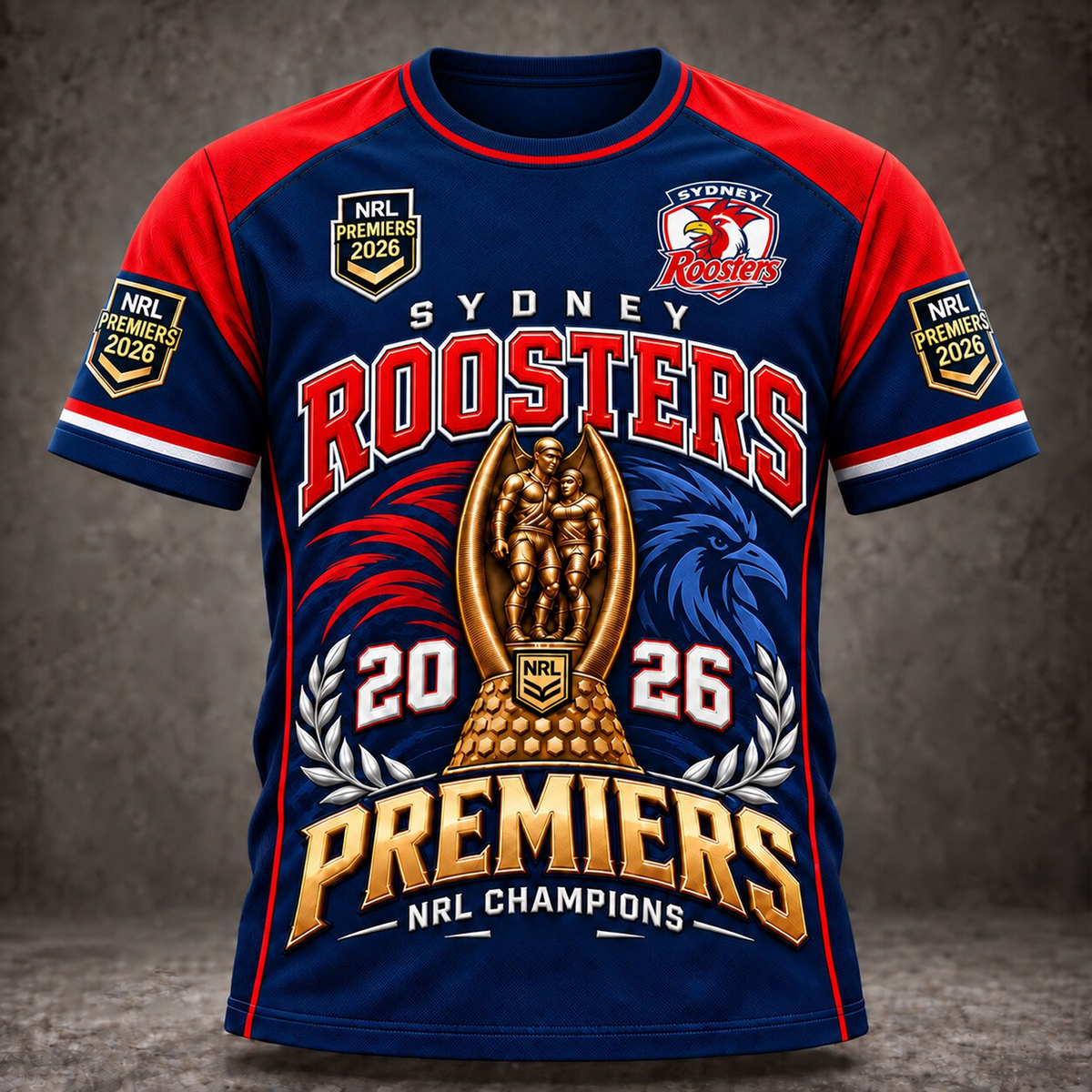 SYD x NRL 2026 Premiers 3D Shirt V8