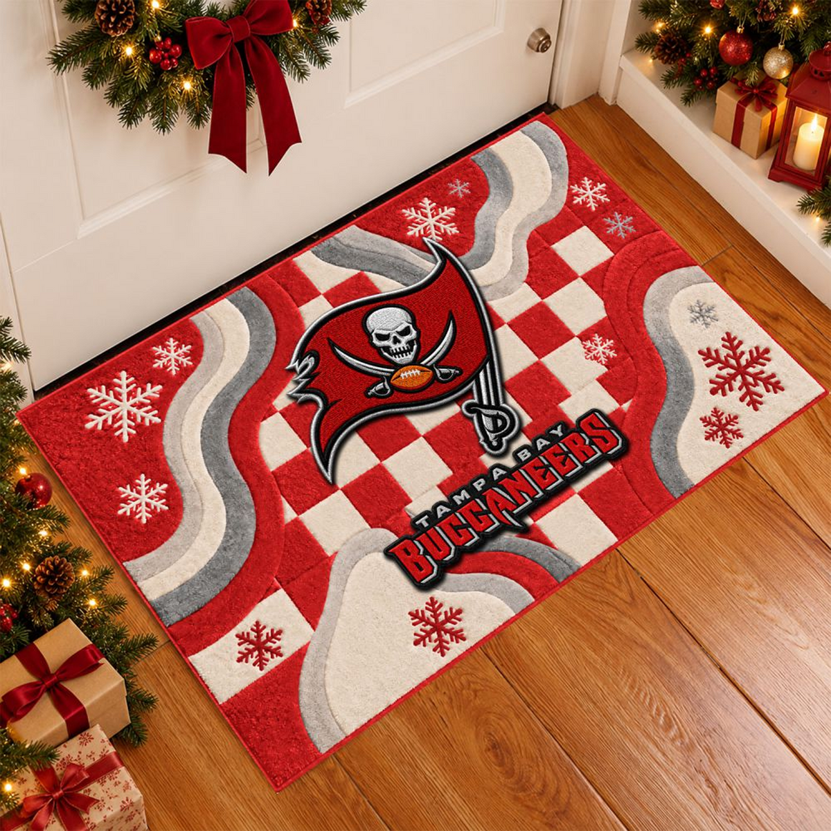 TB x NFL Christmas Doormat