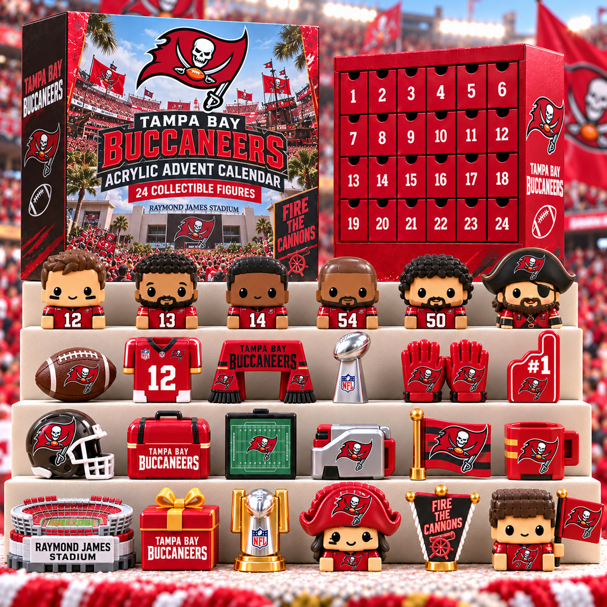 TB x NFL Premium 24 Days Of Advent Calendar