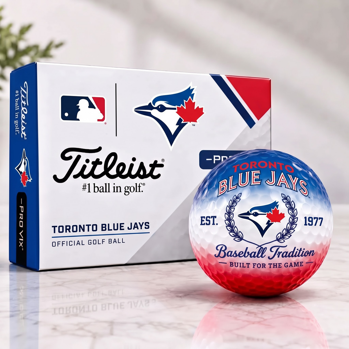 TBJ x Custom MLB Football Tradition Golf Ball Set