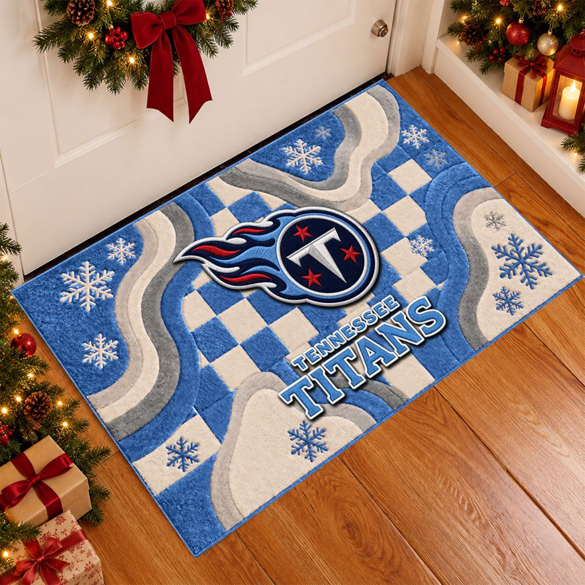 TEN x NFL Christmas Doormat