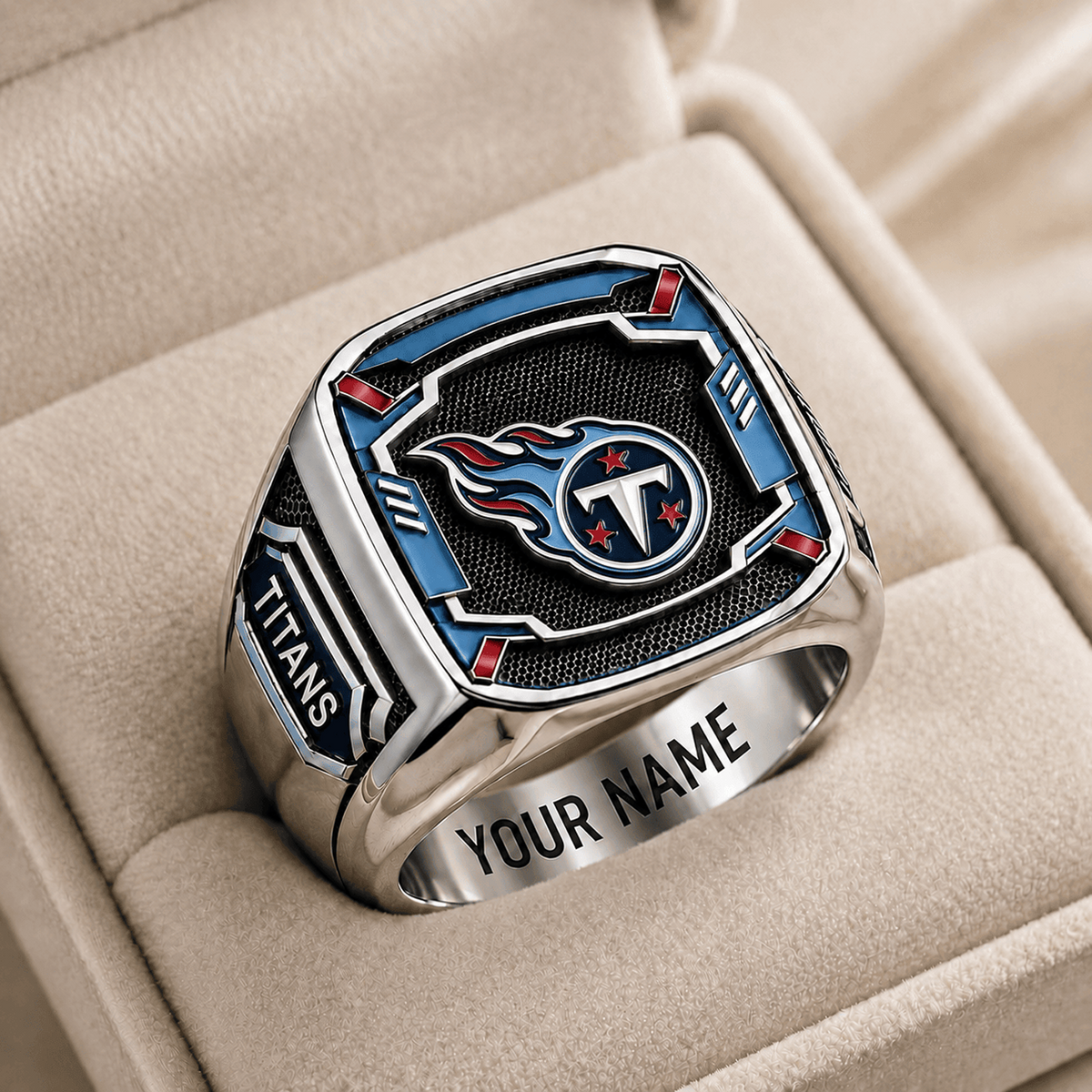 TEN x NFL Special Ring Custom Any Name Gift For Fan Love