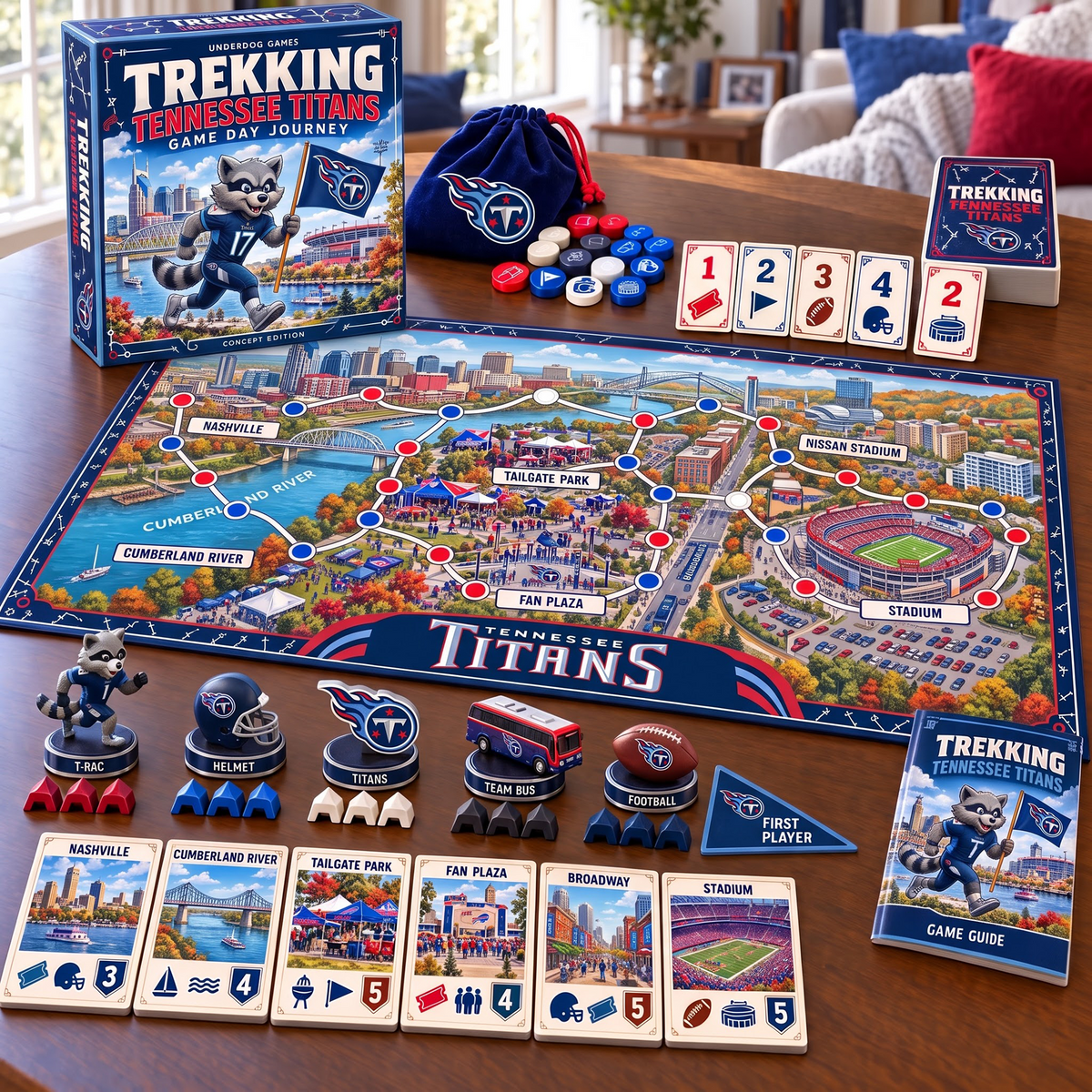 TEN x Premium NFL Trekking Adventure Board Game