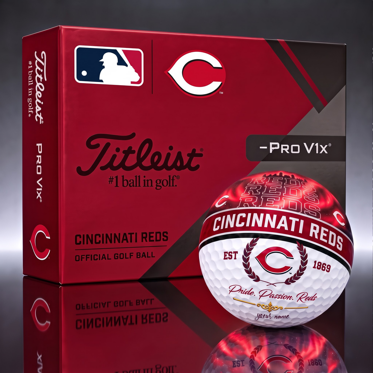 TITLIEST X SIGNATURE MLB CR EXCLUSIVE BESPOKE NAME GALAXY GOLF BALL V3 LIMITED EDITION