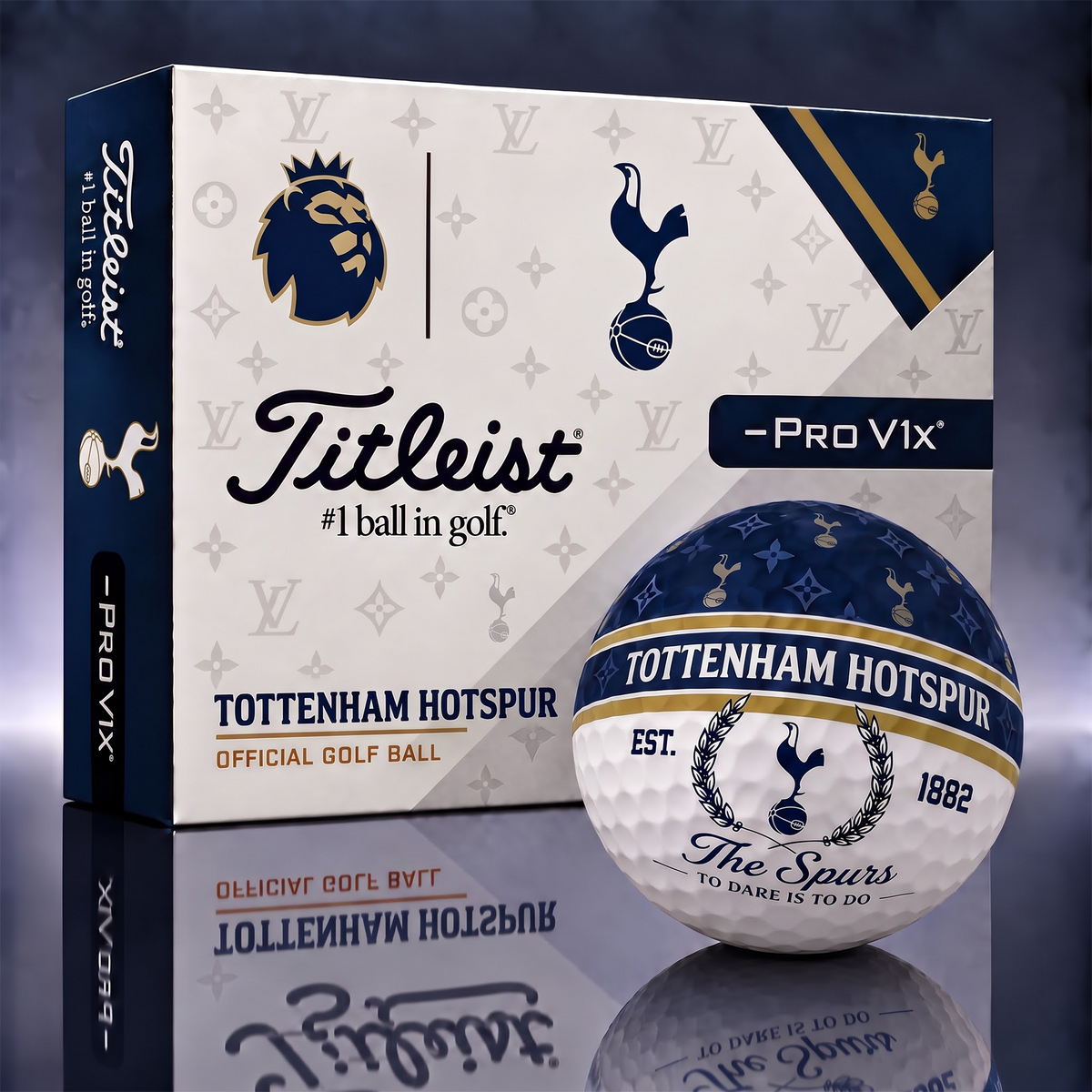 TOT x EPL Custom LV x Titleist Pro V1 Golf Balls Set