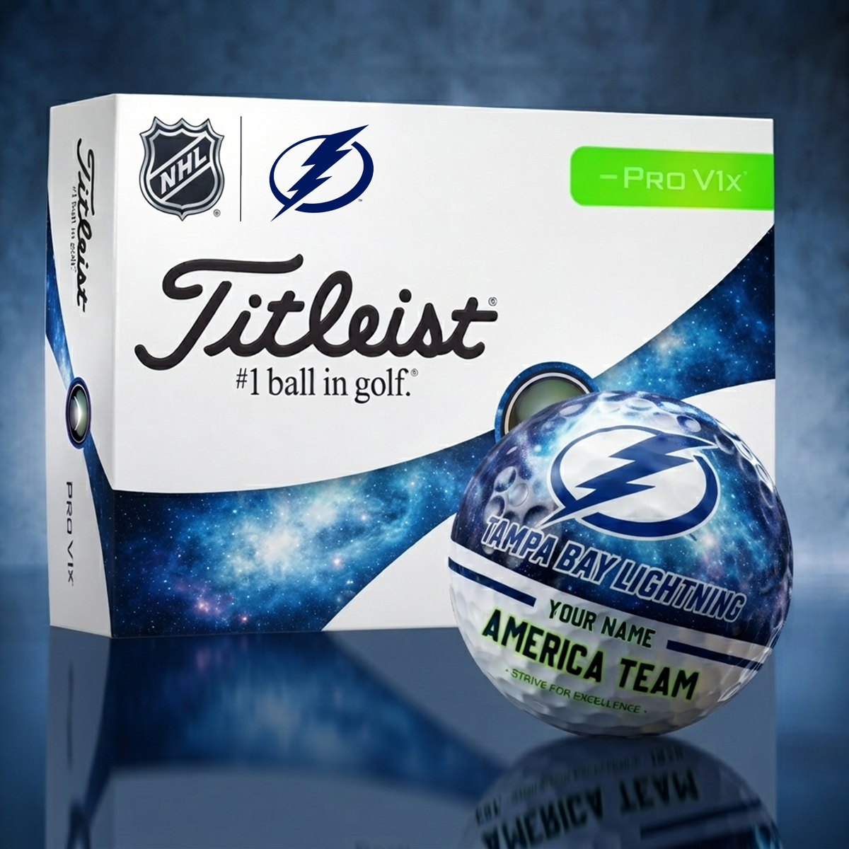 Titleist TBL x Premium NHL PERSONALIZED GOLF BALL LIMITED EDITION V7