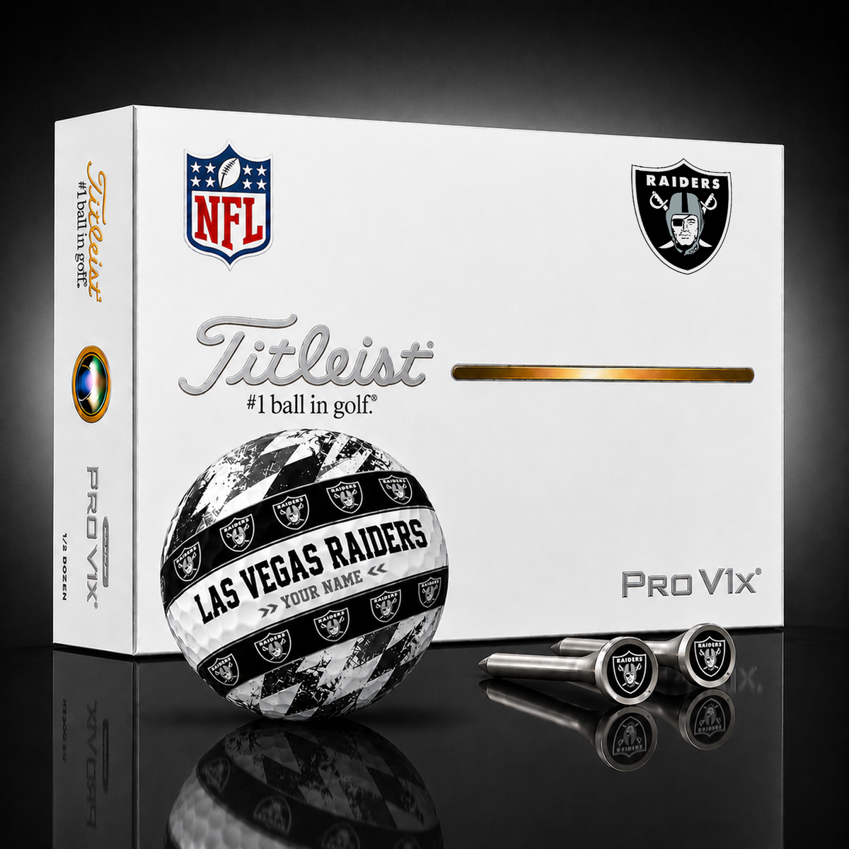 Titleist X Premium NFL LV PERSONALIZED GOLF BALL LIMITED EDITION