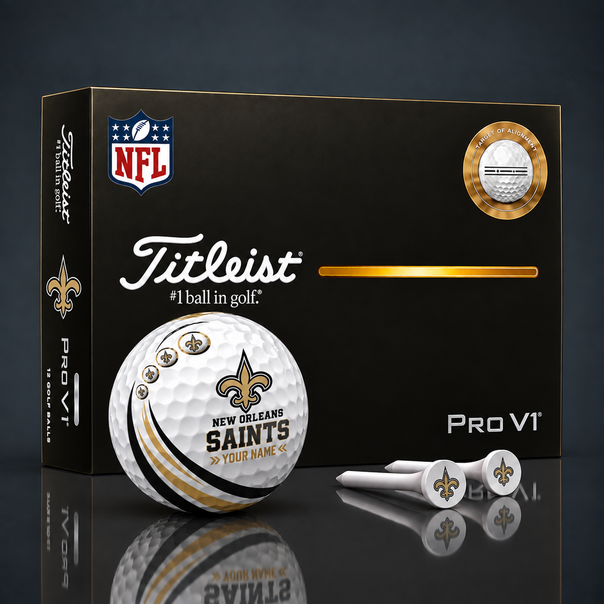 Titleist X Premium NFL NO PERSONALIZED GOLF BALL LIMITED EDITION V4