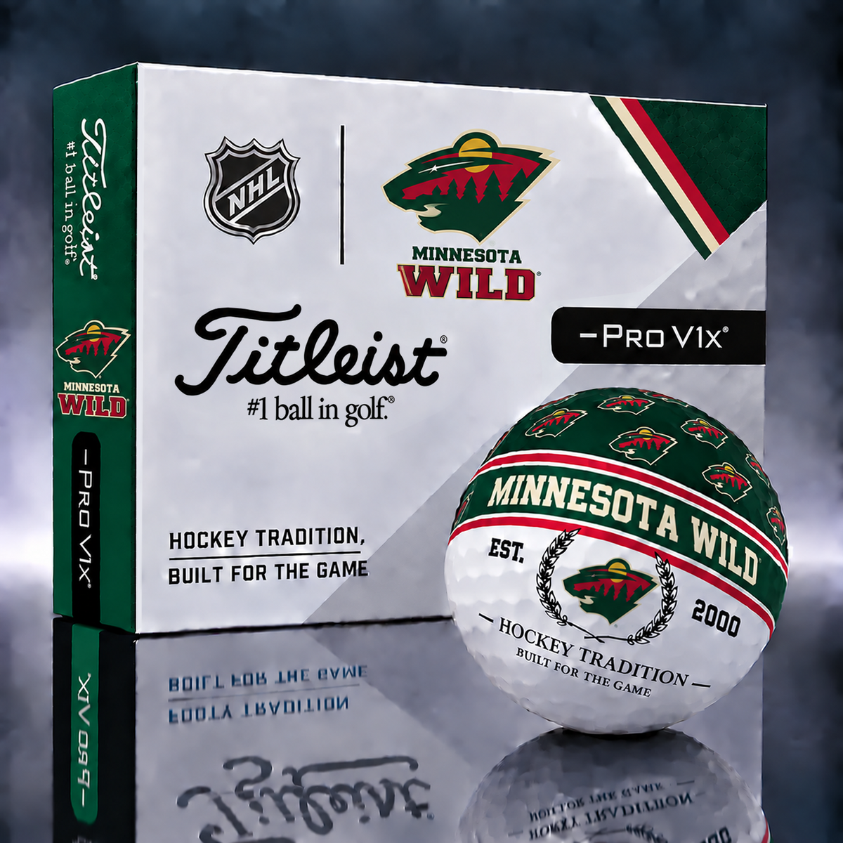 Titleist X Premium NHL x MIN PERSONALIZED GOLF BALL LIMITED EDITION V5